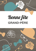 Chapeau et fleurs pour un grand-père élégant
